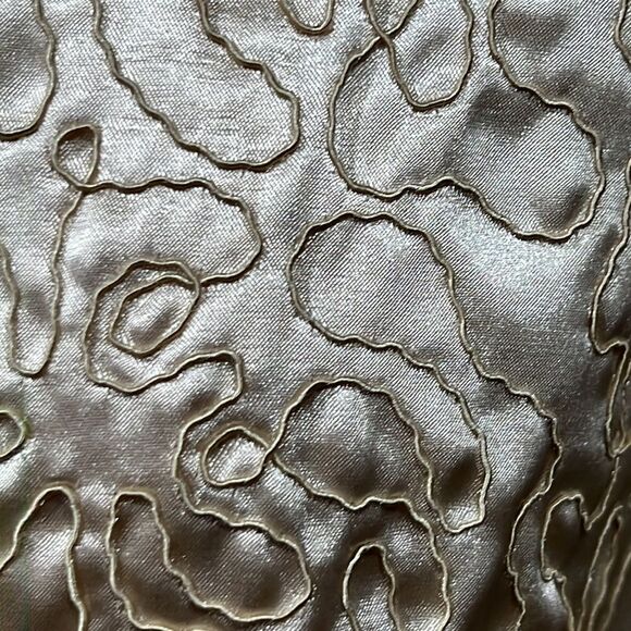 Adolfo Dominguez Tan Satiny Textured Design Jacket - Picture 12 of 14